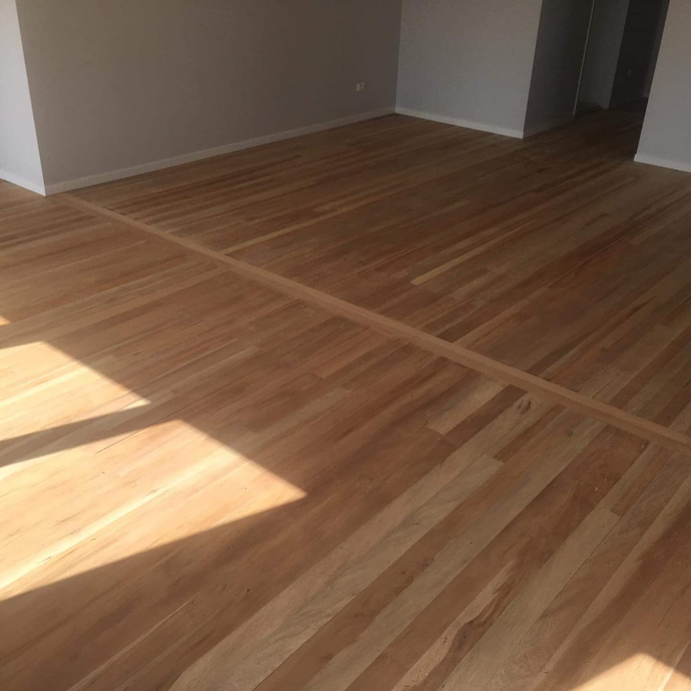 Reclaimed timber floor patching