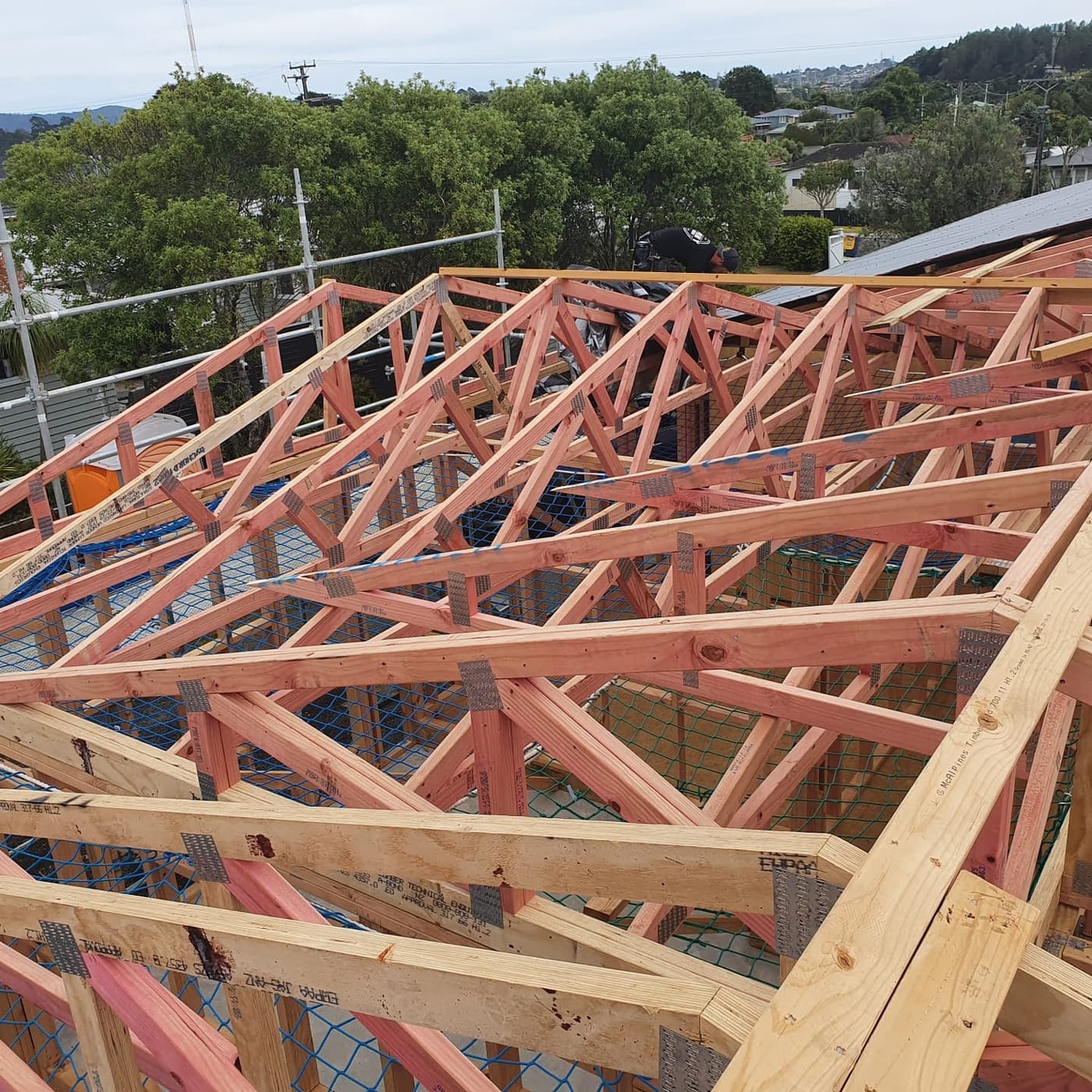 Residential new build roof stage